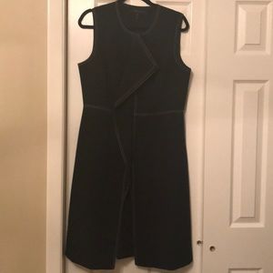 BCBGMAXAZRIA long black zip jacket